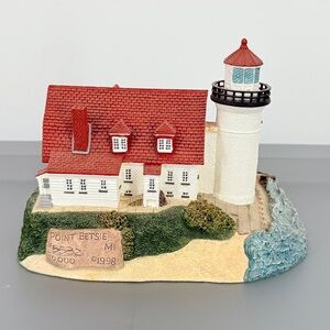 Harbour Lights Point Betsie Lighthouse Michigan‎ #218 Vintage Dated 1998